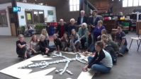 Hilversumse kindergemeenteraad maakt bevrijdingskunstwerk